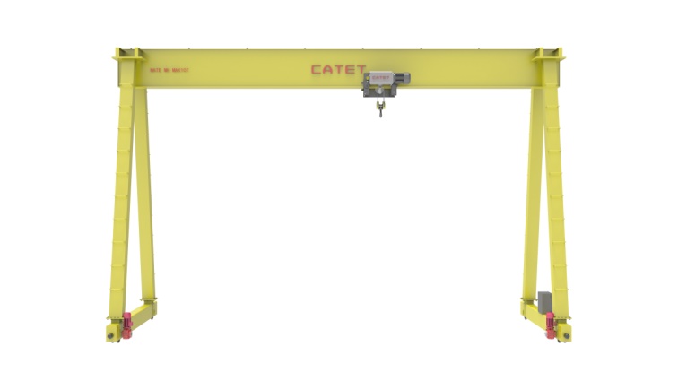 European style single beam gantry crane