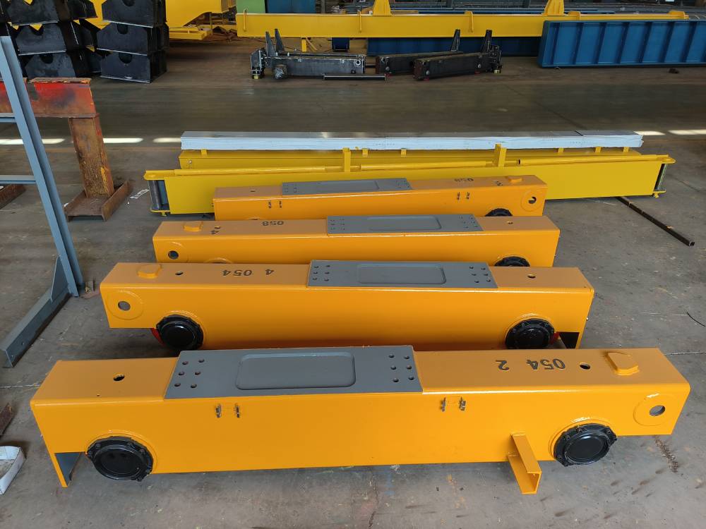 European double beam crane end beam