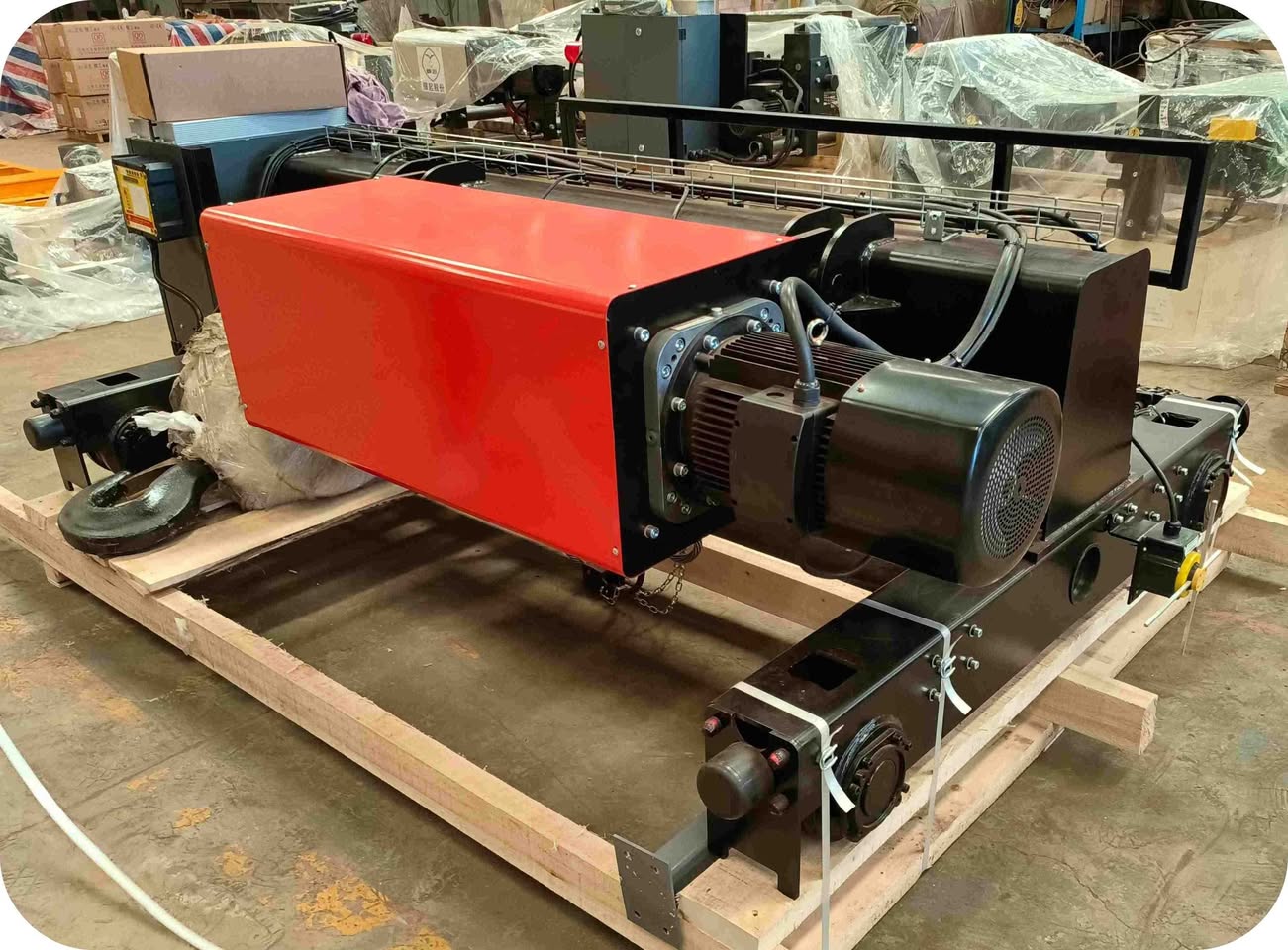 Double beam crane trolley