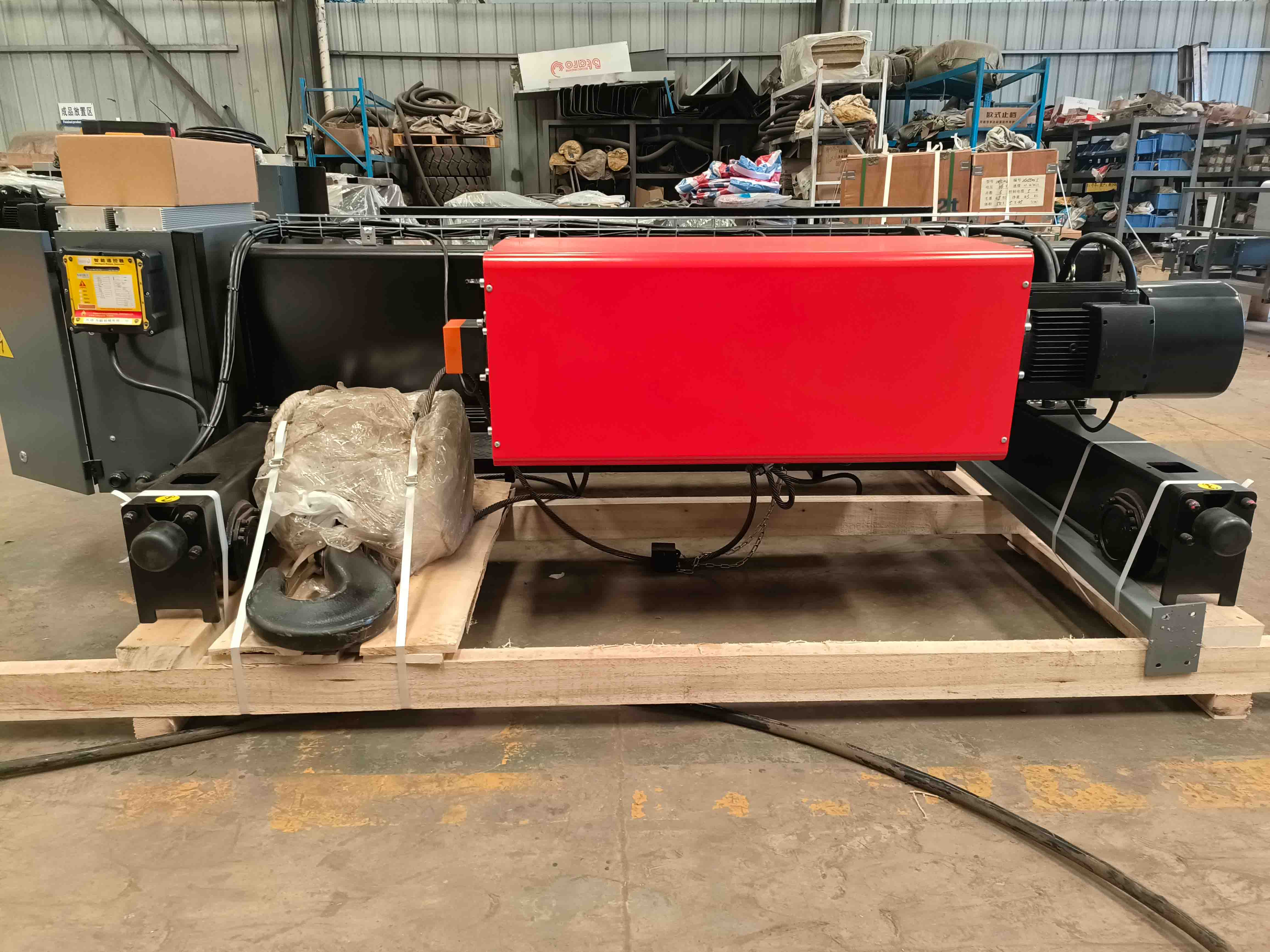 Double-girder wire rope electric hoist