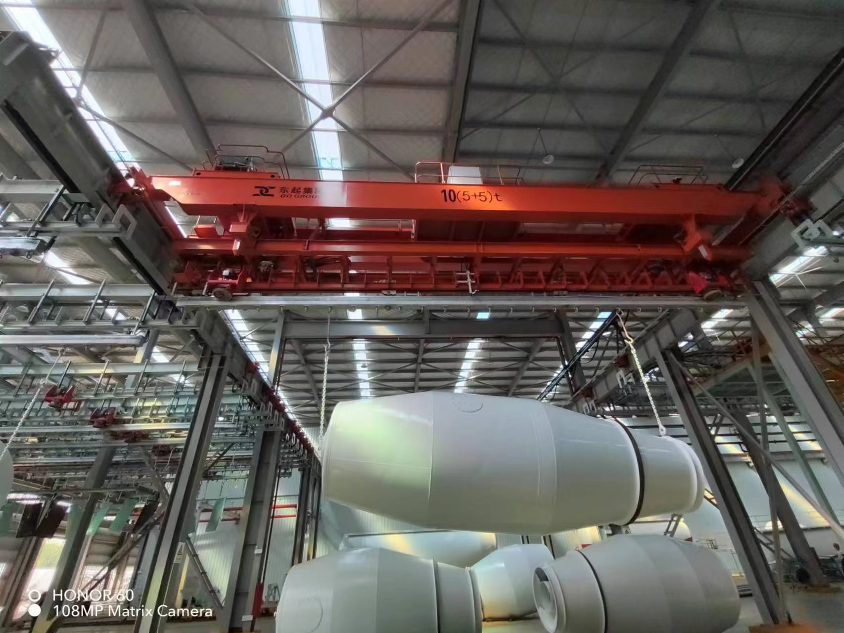 10-ton double-girder bridge cranes